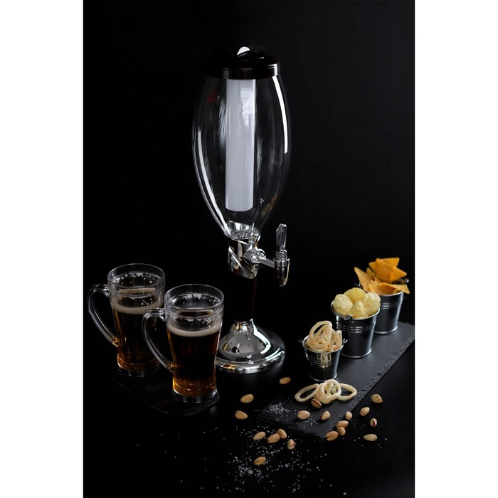 Башня пивная &laquo;Вавилон стиль&raquo;, 3 л, цвет коричневый