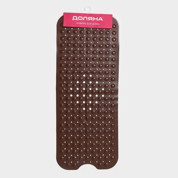 Коврик противоскользящий на присосках Доляна &laquo;Пузырьки&raquo;, 39&times;101 см, цвет МИКС