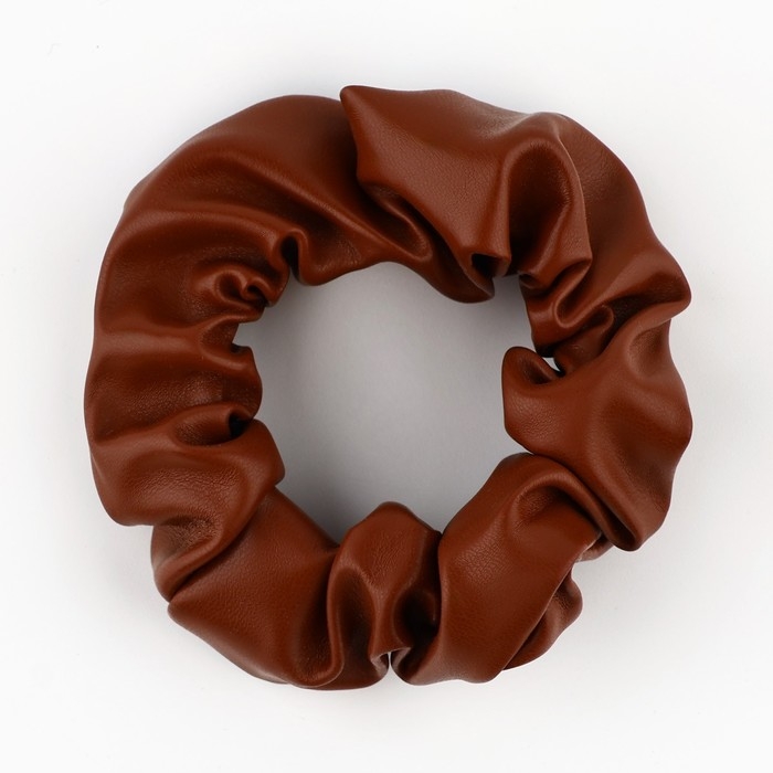 Резинка для волос новогодняя &laquo;Мечты сбудутся&raquo; на Новый год, коричневая, диам, 10 см