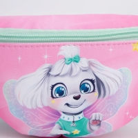 Сумка детская для девочки поясная &laquo;Собака&raquo; 20 см х 10 см х 6 см