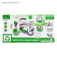 Парковка &laquo;Городские службы&raquo; с машинкой и рацией, световые и звуковые эффекты, МИКС