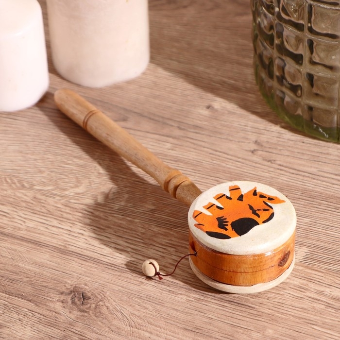 Сувенирный музыкальный инструмент "Клон-тонг" 22х6х4 см МИКС