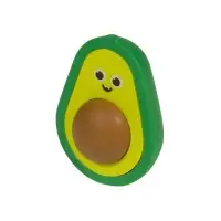 Ластик HappyGraphix Avocado, в индивидуальной упаковке, МИКС