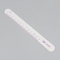 Пилка-наждак, на деревянной основе, набор 20 шт, абразивность 220, 18 см, цвет серый/фиолетовый