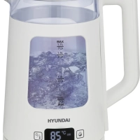 Чайник HYK-G9407 1.7л. 2200Вт белый (стекло)