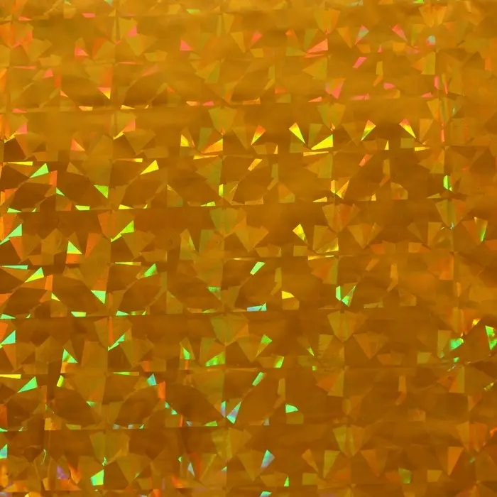 Пленка голографическая, &laquo;Калейдоскоп&raquo;, золотая, 70 см &times; 1 м