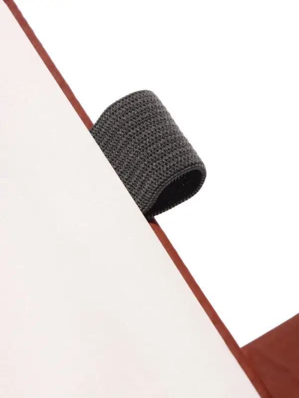 Ежедневник недатированный формат А5, с хлястиком, 128л, линия, пвх, Коричневый