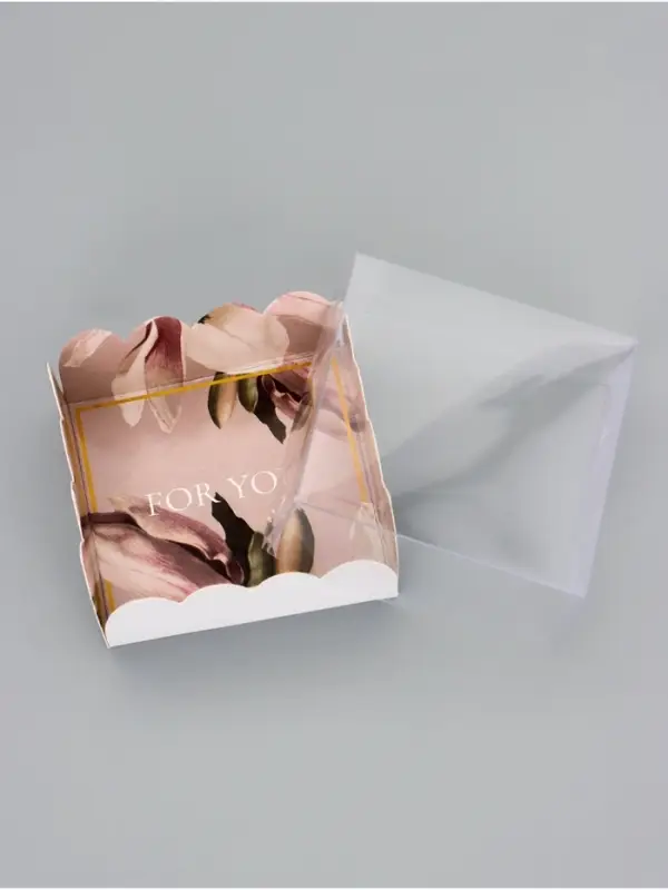 Коробка для печенья, For You, 7&times;7&times;3 см