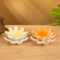 Подставка под благовония "Цветок кувшинки" керамика, цв. МИКС, 9,5х9,5х4 см