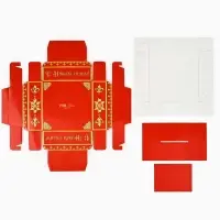 Коробка под 4 конфеты с ячейками &laquo;С Новым годом!&raquo;, 10 х 10 х 3 см