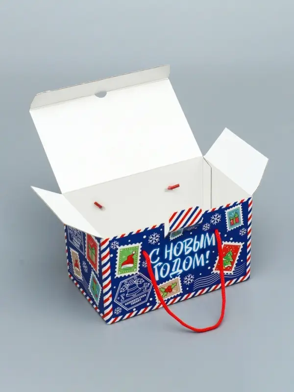 Подарочная новогодняя коробка &laquo;Долгожданная&raquo; , Посылка 20&times;12&times;12 см
