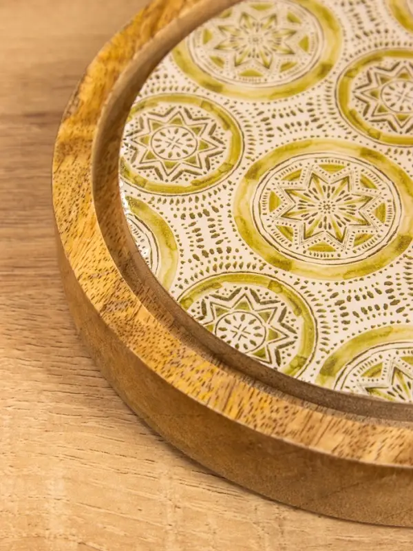 Блюдо сервировочное с крышкой, 18&times;18&times;20 см, дерево, стекло