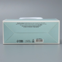 Переноска для цветов складная &laquo;Тиффани&raquo;, 17 &times; 13 &times; 7 см