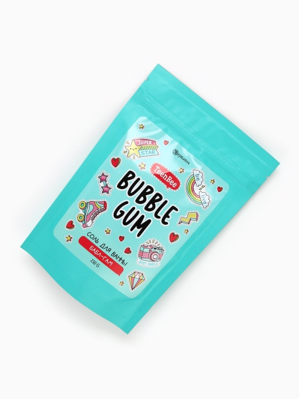 TEEN BEE Соль для тела в пакете 250 гр, аромат жвачка