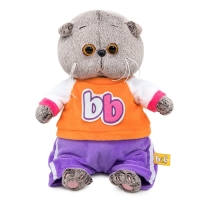 Мягкая игрушка "Басик BABY в костюмчике в стиле спорт-шик", 20 см BB-156