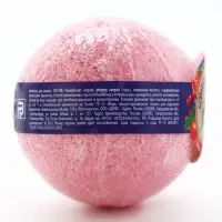 Бомбочка для ванны, 120 г, аромат клубники, КЛАДОВАЯ КРАСОТЫ