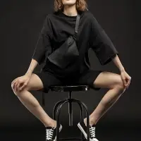 Поясная сумка W1, черная