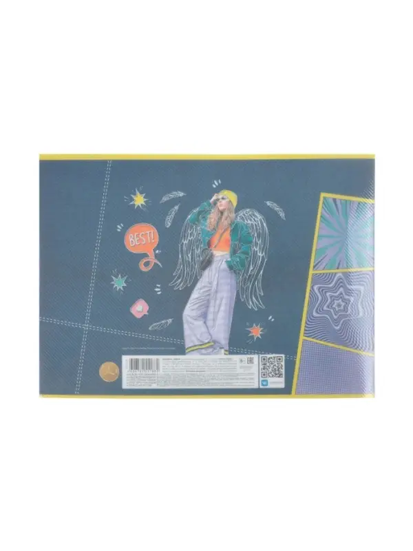 Альбом д/рис А4 40л на скобе Hatber "Street Style"