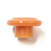 Ручка мебельная пластмассовая, d=35, цвет светлое дерево