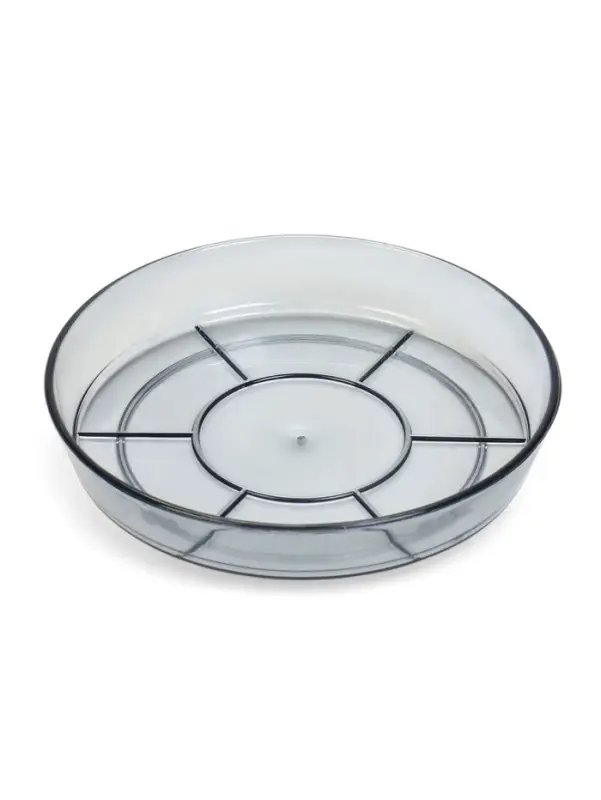 Поддон d=120 мм, цвет темно-прозрачный