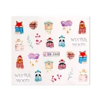 Слайдеры для ногтей &laquo;Winter mood&raquo;, разноцветные