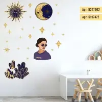 Наклейки виниловые &laquo;Свой космос&raquo;, интерьерные, со светящимся слоем, 30&times;35 см