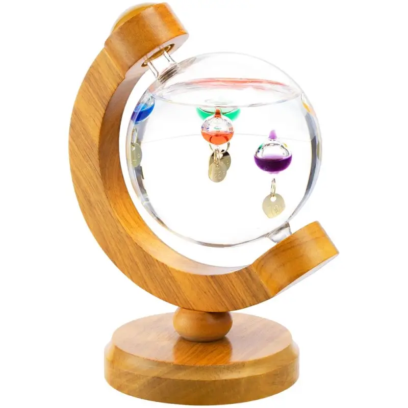 Термометр-шар &laquo;Галилео&raquo; в деревянном корпусе