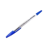 Ручка шариковая ErichKrause R-301 Classic Stick, узел 1.0 мм, чернила синие, длина линии письма 2000 метров, штрихкод на ручке