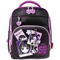 Рюкзак школьный эргоном.спинка Across 194 37*28*12 дев + пен, меш, папка 25-369-7