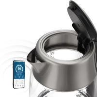 Чайник электрический PWK 1775CGLD Wi-Fi IQ Home стеклянный