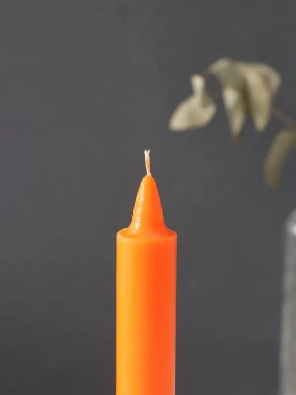 Ароматическая свеча парафиновая хозяйственная, 2&times;21 см, 55 г, апельсин