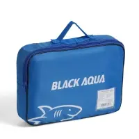 Коньки детские раздвижные BlackAqua, р. 34-37, для фитнеса, синие