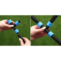 Соединитель Т-образный для капельной ленты, 16 мм &mdash; 16 мм &mdash; 16 мм, пластик, Greengo