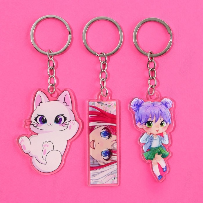 Набор брелоков