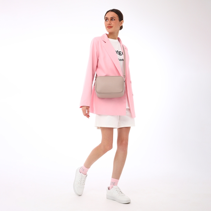 Сумка женская через плечо TEXTURA, маленький размер, цвет бежевый