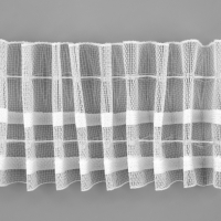 Шторная лента 60мм&times;50&plusmn;1м фиксированная сборка органза 2 шнура