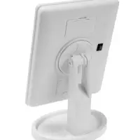 Зеркало KZ-06, подсветка, 26.5 х 16 х 12 см, 16 диодов, сенсорная кнопка, белое