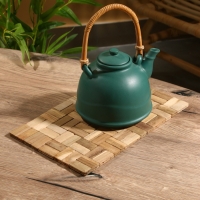 Коврик из тикового дерева, 30х20х0,7 см