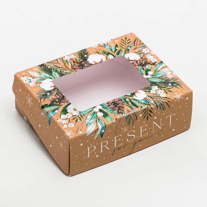 Коробка складная &laquo;Present&raquo;, 10 х 8 х 3.5 см