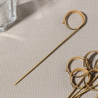 Шпажки Доляна &laquo;Природа&raquo;, 12 см, набор 50 шт, чёрные