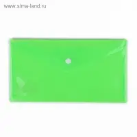Папка-конверт на кнопке, travel, 180 мкм, рифлёная, МИКС