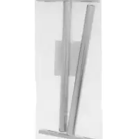 Полкодержатель CAPPIO PS002, скрытого монтажа, 67х145 мм, набор 2 шт