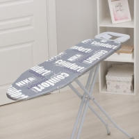 Чехол для гладильной доски Nika, 125&times;40 см, с поролоном, антипригарный, рисунок МИКС