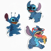 Фигурка-сюрприз &laquo;Космический друг Стич&raquo;, коллекционная, 3 стикера в комплекте