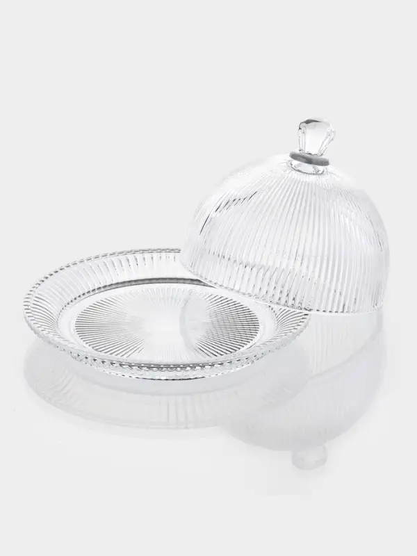 Блюдо для подачи с крышкой "Riffle", 19.5х13 см