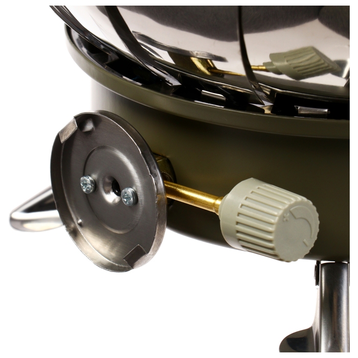 Плита газовая Maclay (с ветрозащитой) 17 х 13 см, для кемпинга, большая