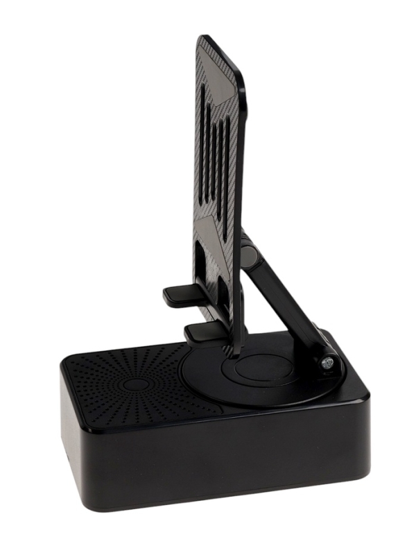 Портативная колонка 3 в 1 PS-50, держатель для телефона, power bank, 5 Вт, 1500 мАч, чёрная