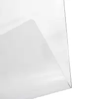 Накладка на стол офисная 38x59 см Calligrata, прозрачная глянцевая