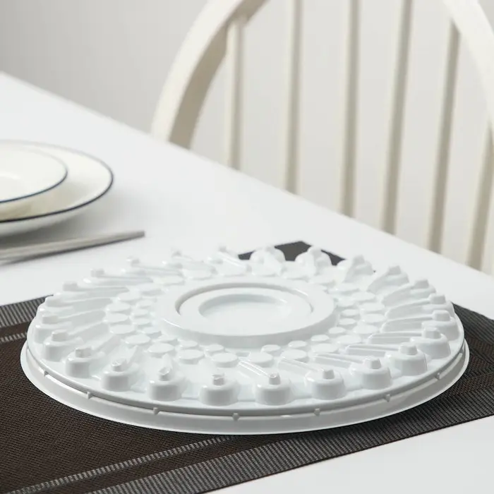 Дно для тортницы пластиковое одноразовое ПР-Т-1430, 25&times;13 см, внутренний 22&times;11,7 см, белое, 160 шт/уп