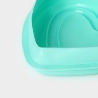 Форма для муссовых десертов и выпечки Доляна &laquo;Сердце&raquo;, силикон, 22&times;20&times;7 см, цвет МИКС